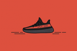 Yeezy Boost 350 Vector Illustration @creativem ...