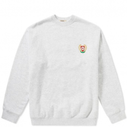 Yeezy Season 5 Gray Crest Logo \'Calabasas\' Sweatshirt