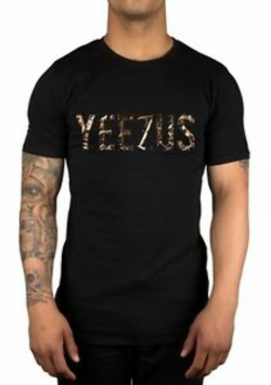 Details about Yeezus Gold Effect Logo T-Shirt Praying Skeleton Kanye West  Yeezy Donda North