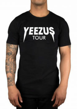 Details about Yeezus Tour Logo T-Shirt Yeezy Clothing Yeezus College  Dropout Rap Hip Hop