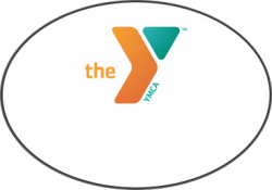 YMCA Orange/Green Oval White Badge Logo Only