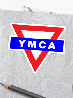 YMCA triangle logo | Sticker