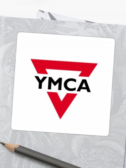 YMCA triangle logo | Sticker