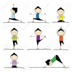 Free Clipart Yoga Poses | Free download best Free Clipart ...