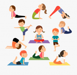 Yoga For Kidz Where - Yoga Kids , Transparent Cartoon, Free ...