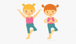 Parachute Play - Kids Yoga Illustrations #1828270 - Free ...