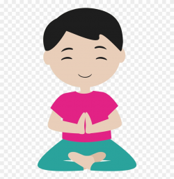 Meditation And Yoga For Kids - Yoga Enfant Clipart - Png ...