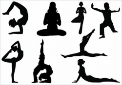 Yoga Clip Art Pack | Clip art, Silhouette art, Art