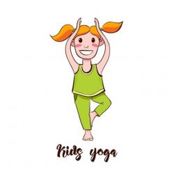 Yogi Girl standing in a tree pose. - Download Free Vectors ...