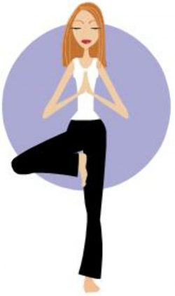 Tree pose yoga clipart - Clip Art Library