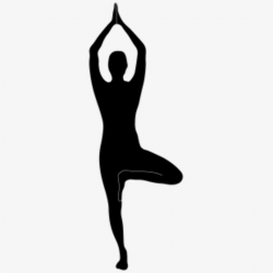 Women Yoga Tree Pose Logo Design Png Image - Illustration ...
