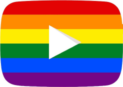 Rainbow YouTube Logo\