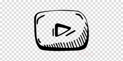 Youtube Logo Black And White clipart - Youtube, Drawing ...