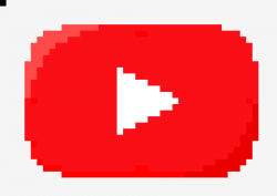 Pixelized YouTube Logo | Pixel Art Maker
