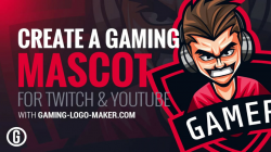 Create your Gaming Mascot for Twitch & Youtube | Gaming Logo Maker Tutorial
