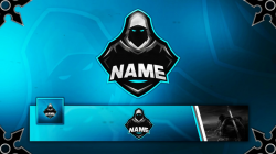 FREE Gaming/Clan Mascot Logo / Banner / Avatar Template