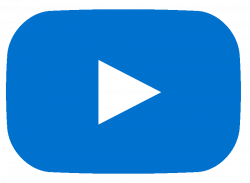 Logo youtube bleu png 4 » PNG Image
