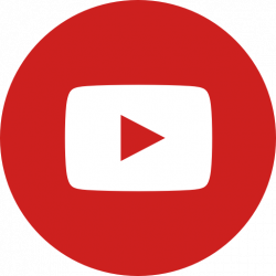 Circle, round icon, video, youtube icon