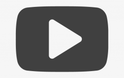 Black Youtube Icon Download - Logo Youtube Grey PNG Image ...