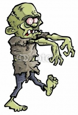 Vector: Cartoon of a green zombie hand … | Zombie drawings ...