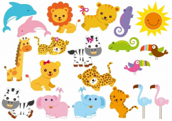 Zoo animal clipart - ClipartAndScrap