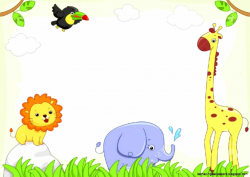Zoo Animals Clipart Border | Wallpaperes Elite