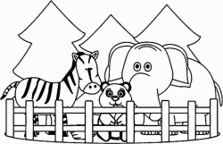 Zoo Animals Coloring Pages | Animal Coloring Pages | Zoo coloring ...