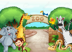 41+ Zoo Clipart | ClipartLook